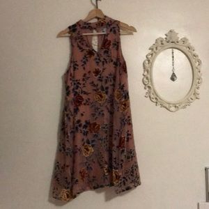 Velvet blush dress vampire ish vibes cute